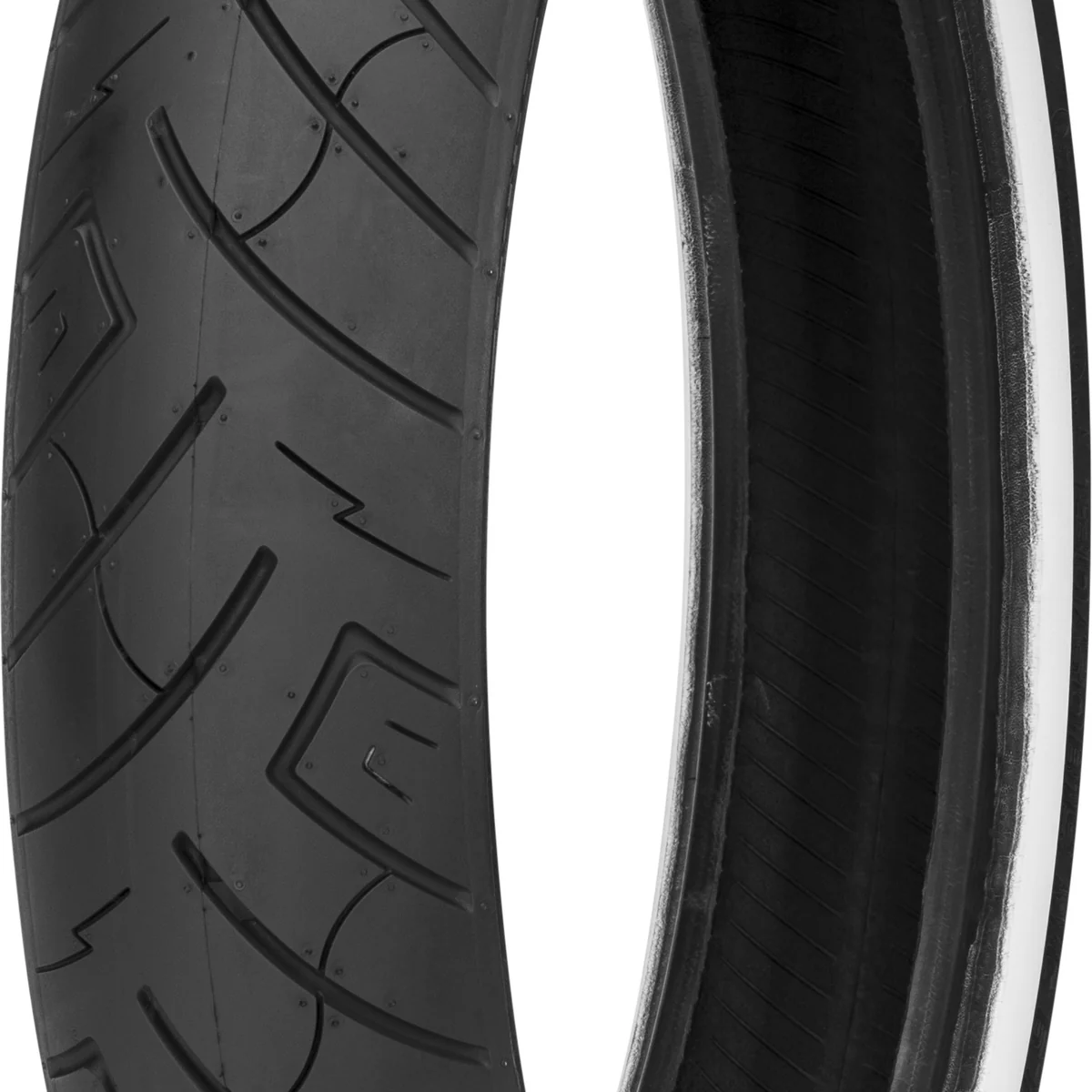 Versatile Shinko - 777 Cruiser Front Tire 90 90 21 54H Bias Tl W W Minimalist