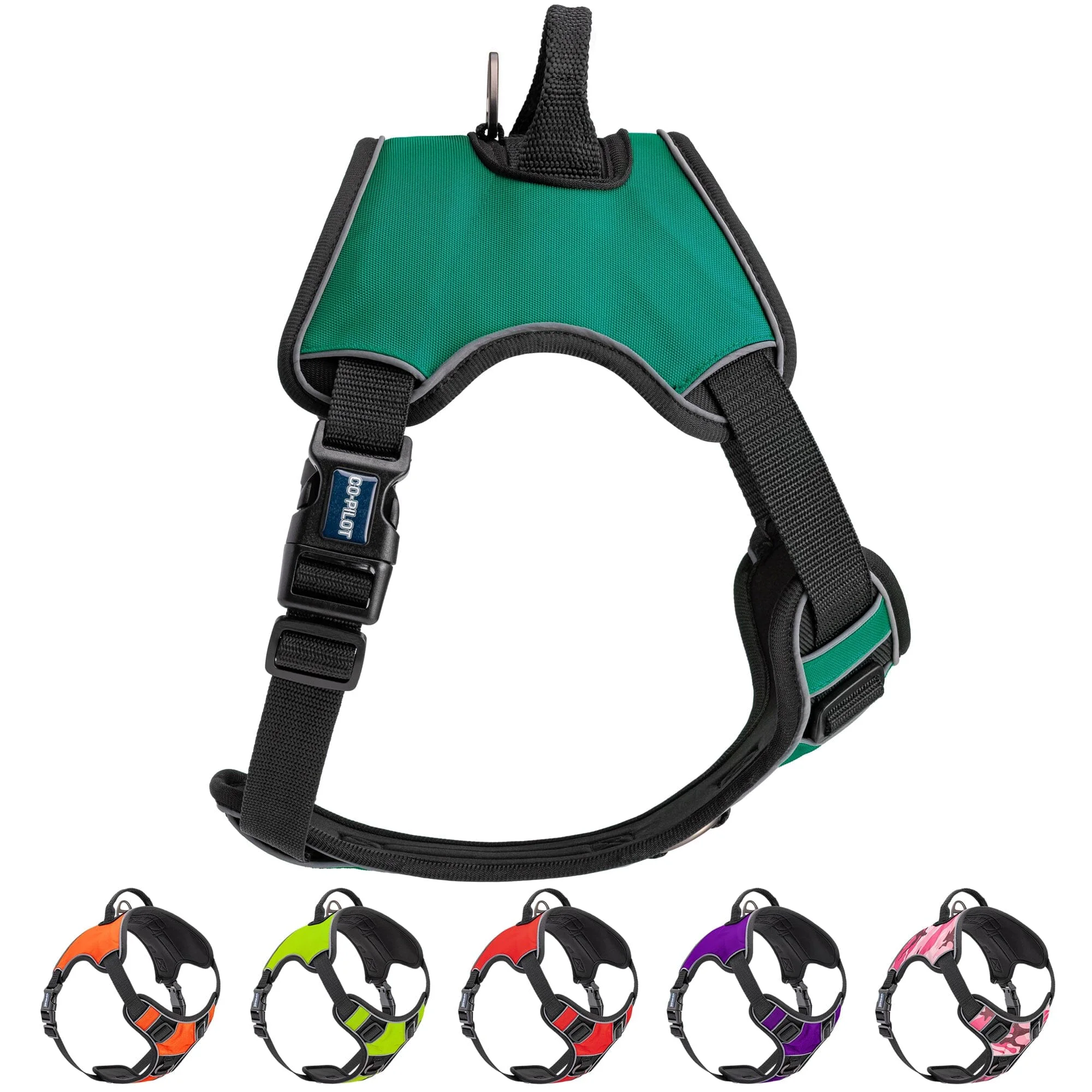 Clean Co-Pilot Adjustable No Pull Dog Harness with Handle Contemporary
