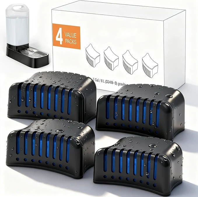 High-Performance 4 Pack Filters for D2416B Automatic Dog Water Bowl Dispenser – Refined