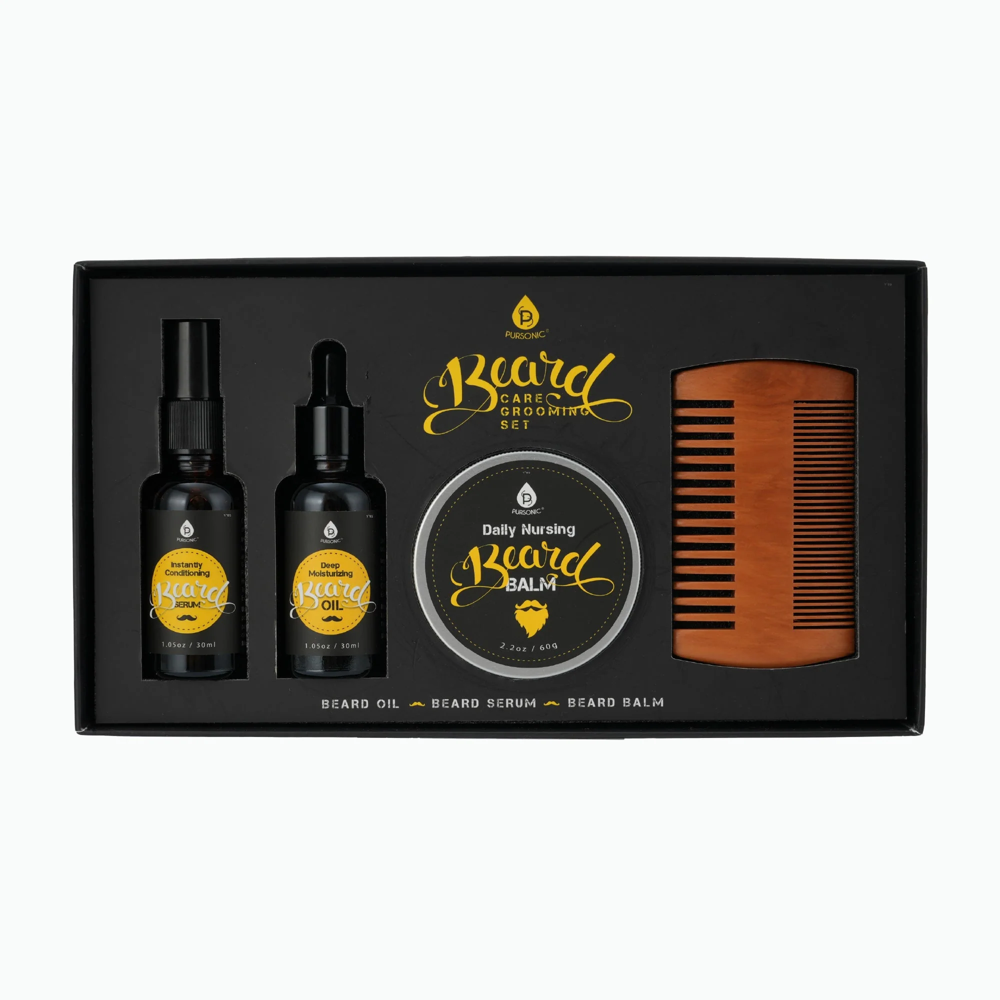 Fine Beard Care Grooming Kit Recyclable