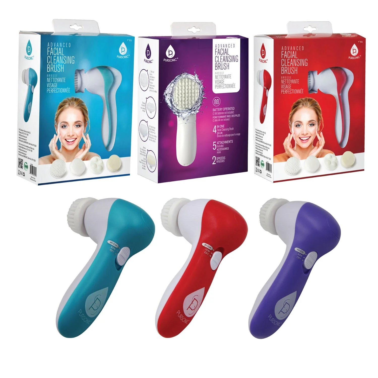 Genuine Advanced Facial Cleansing Brush Dependable