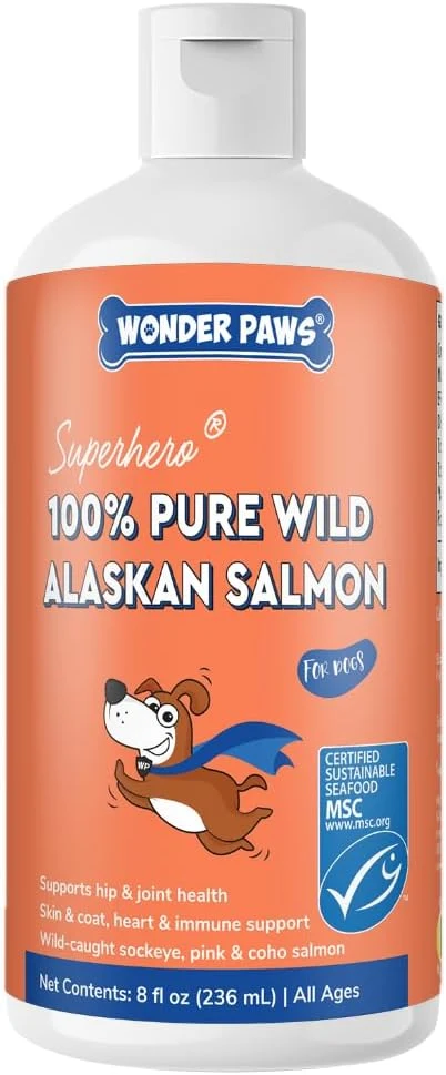 Fine Crafted Premium Wild Alaskan Salmon Oil for Dogs – MSC Wild Alaskan Fish Oil for Skin Coat Hip Joints Allergies Itchy Skin- Omega 3 Fish Oil for Dogs with Sockeye Salmon Oil 8oz About This Crafted