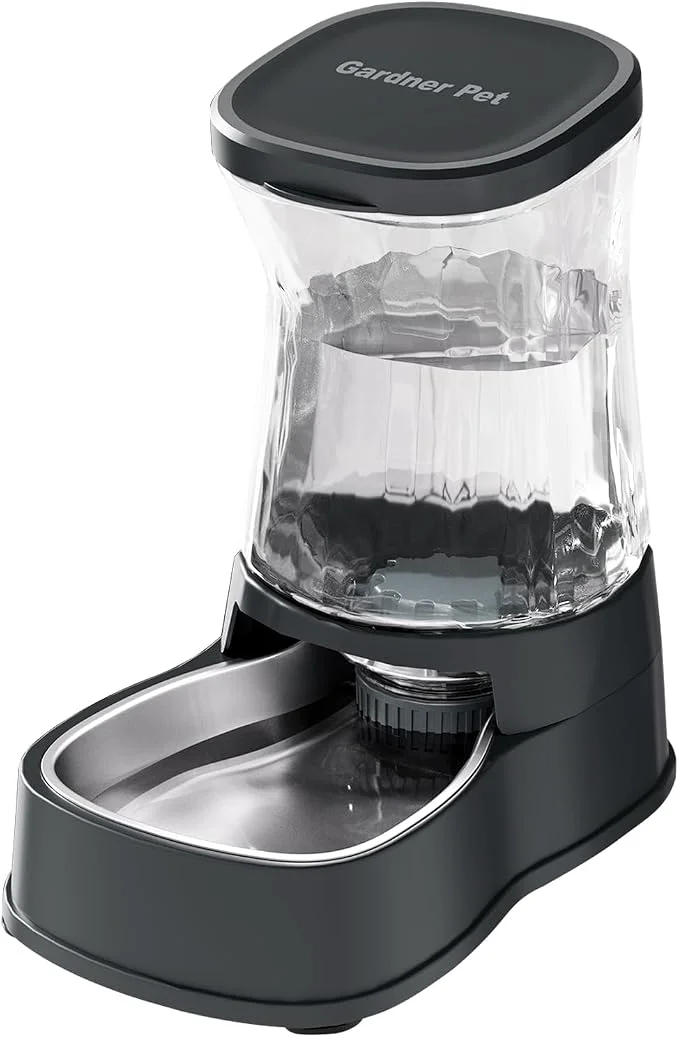 Verified Gardner Pet Automatic Dog Water Dispenser Gravity Stainless Steel Water Waterer Excellent