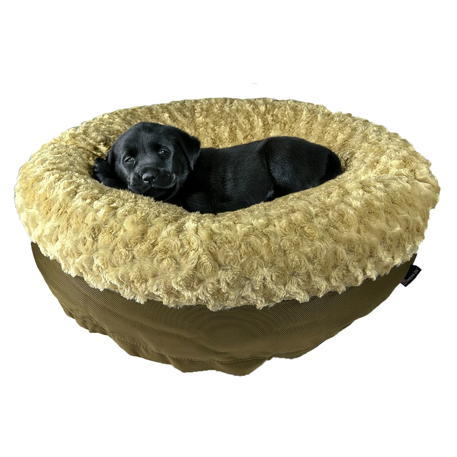 Sustainable Dog Bed - Round Bolstered Furvana™ Authentic
