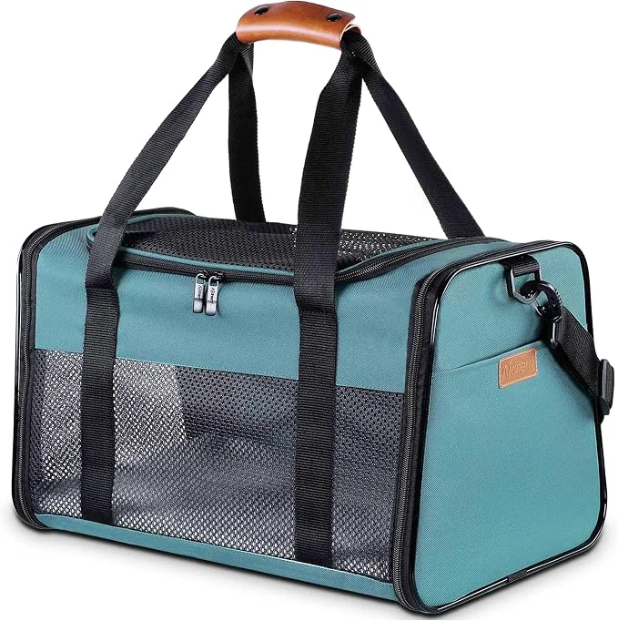 Classic Cat Carrier - Portable Foldable Dog Pet Carrier Soft-Sided Pet Bag up to 22 Lbs Exclusive