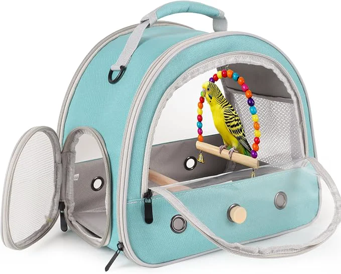Fashionable Portable Parrot Travel Cage Carrier Prestigious