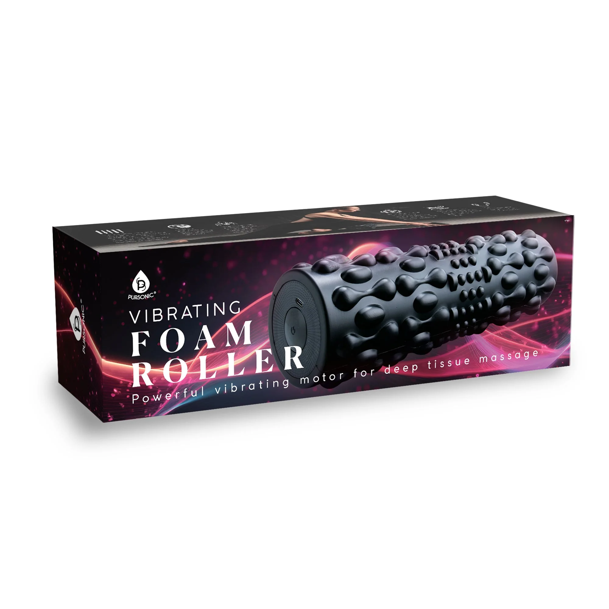 Comfortable High-Intensity Vibrating Foam Roller for Deep Muscle Relief Enhanced