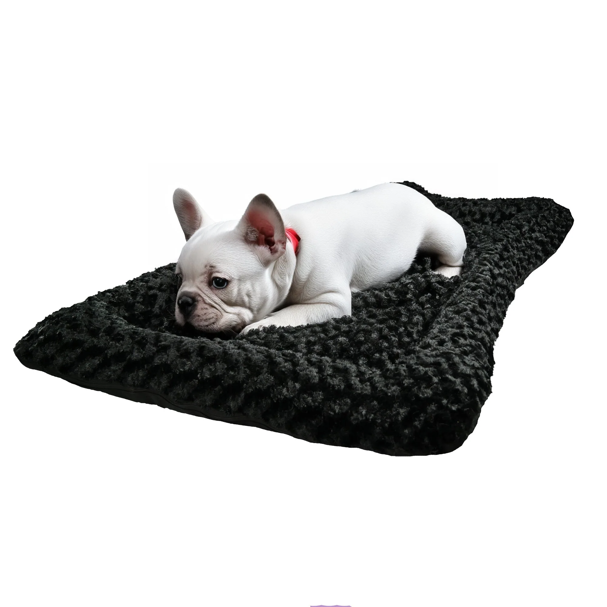 Comfortable Dog Bed - Rectangle Bolstered Furvana™ 'Cloud' Consistent