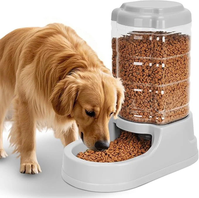 Classic Kenond 9.5L Gravity Large Dog Feeder Automatic Dog Food Dispenser Suitable Relaxed