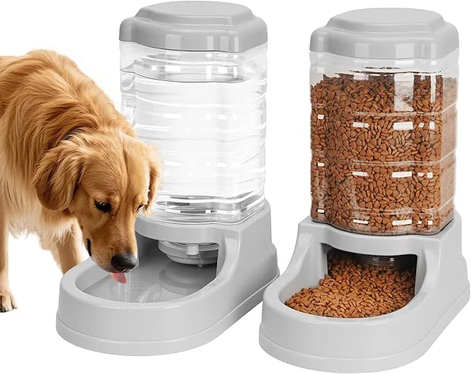 Healthy Kenond 9.5L Dog Feeders and Water Bowl Set Classic