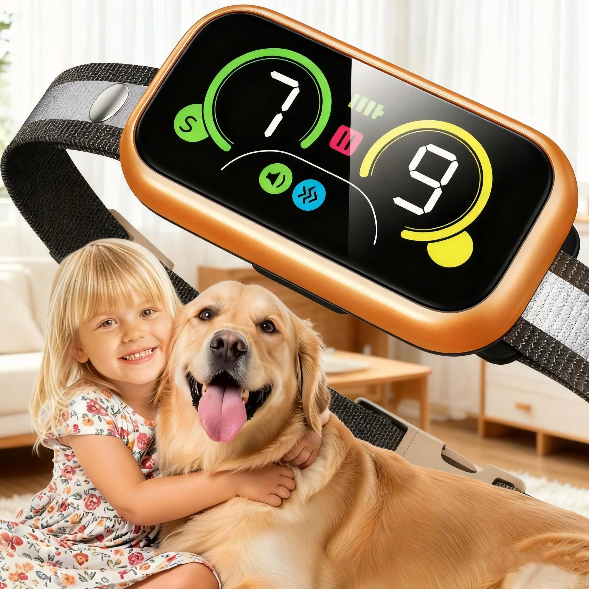 Consistent Kollgux Dog Bark Collar Pro — Instant Bark Solution with 4 Correction Modes 5–150 lbs Superior