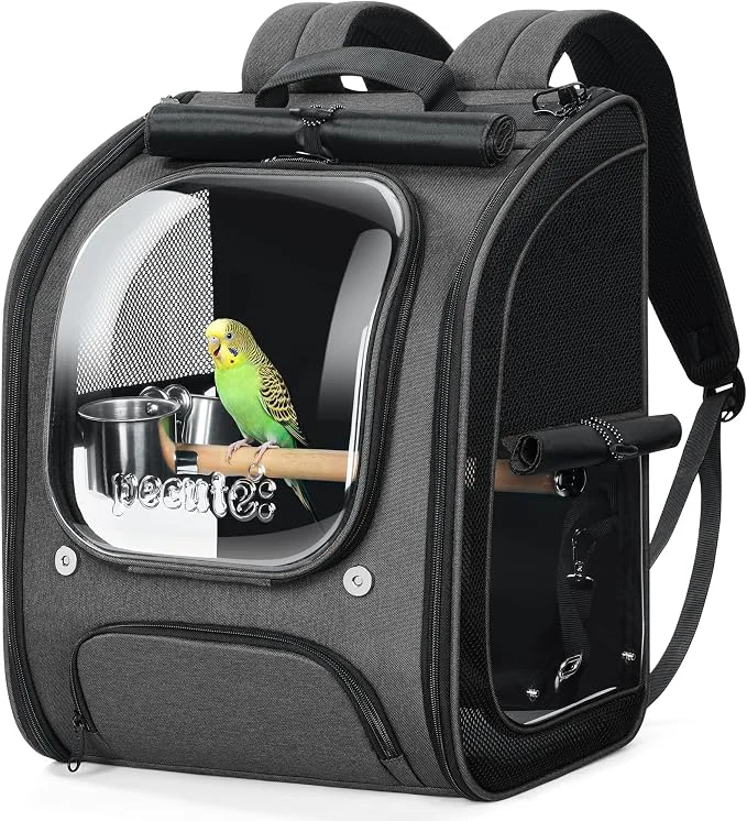 Modern Pecute Bird Backpack Carrier for Small Birds Bird Carrier Dependable