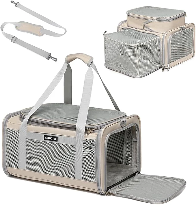Detailed Airline Pet Carrier for Cats and Small Dogs up to 15 lbs Breathable Consistent