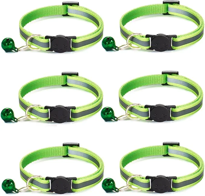 Efficient 6 Pack Reflective Cat Collar Classic