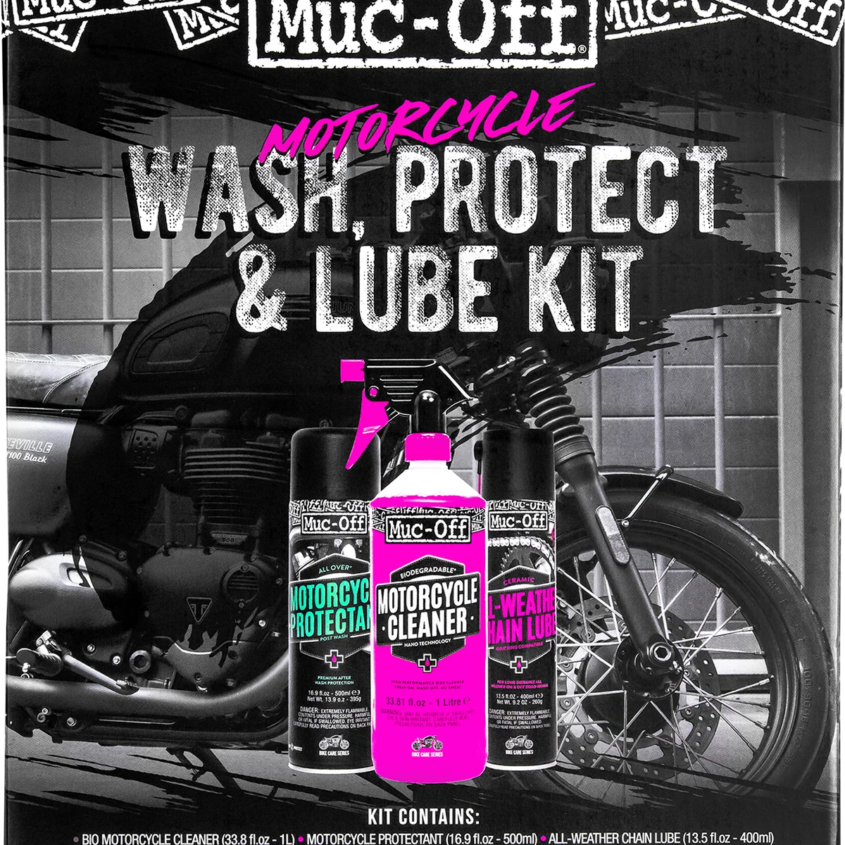 Advanced MUC-OFF USA Motorcycle Wash Protect Lube Kit 20095US Artisan