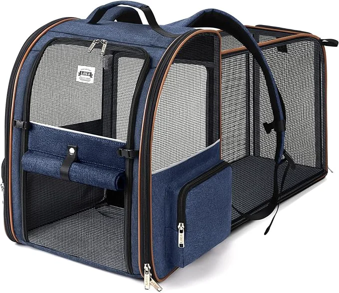 Original Design Lekebobor Large Cat Backpack Carrier Expandable Pet Carrier Backpack Premium Material