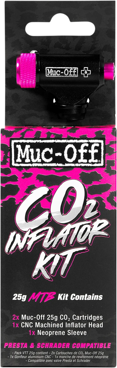 Selected MUC-OFF USA MTB CO2 Inflator Kit 20117 Refined