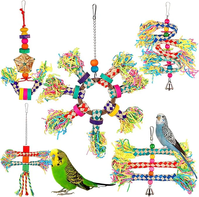 Prestigious LifeIdeas 5PCS Bird Toys Comfortable