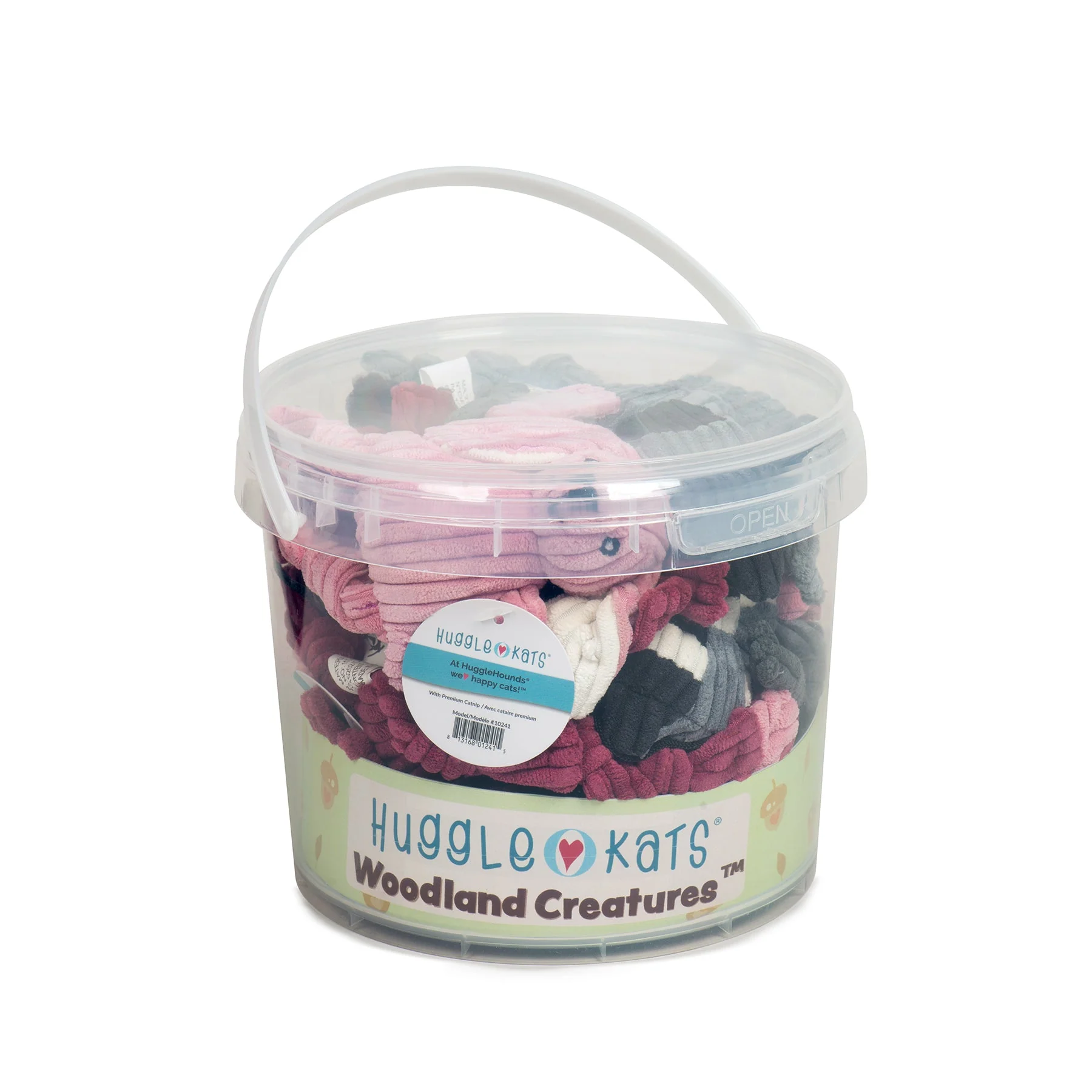 Verified HuggleKats® Woodland Bucket of Cat Toys 12 Pack Carefully Designed