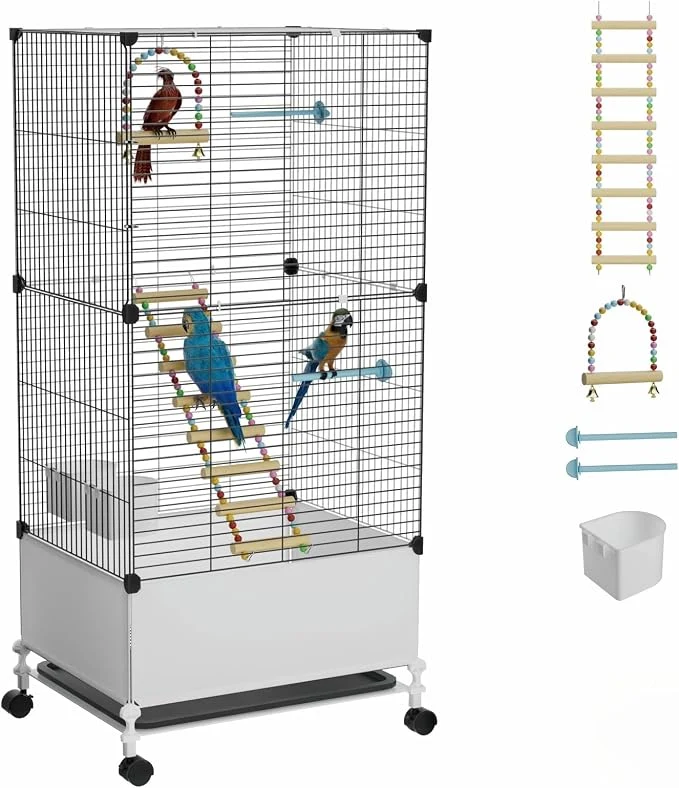Premium Material Big Flight Bird Cage Wide Birdcage Efficient
