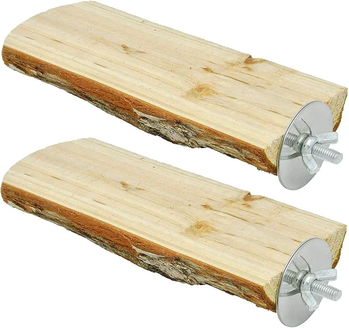 Authentic Niteangel Parrot Cage Perch Wooden Platform Responsible