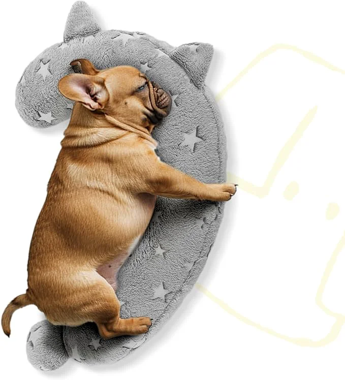 Flexible Dog Calming Pillow Glow in The Dark Dog Put Head on Soft Question Mark Pillows for Dogs Kids Adults Washable Dog Bed Pillow Cozy Dog Body Pillow L Gray About ThisOverview Traditional