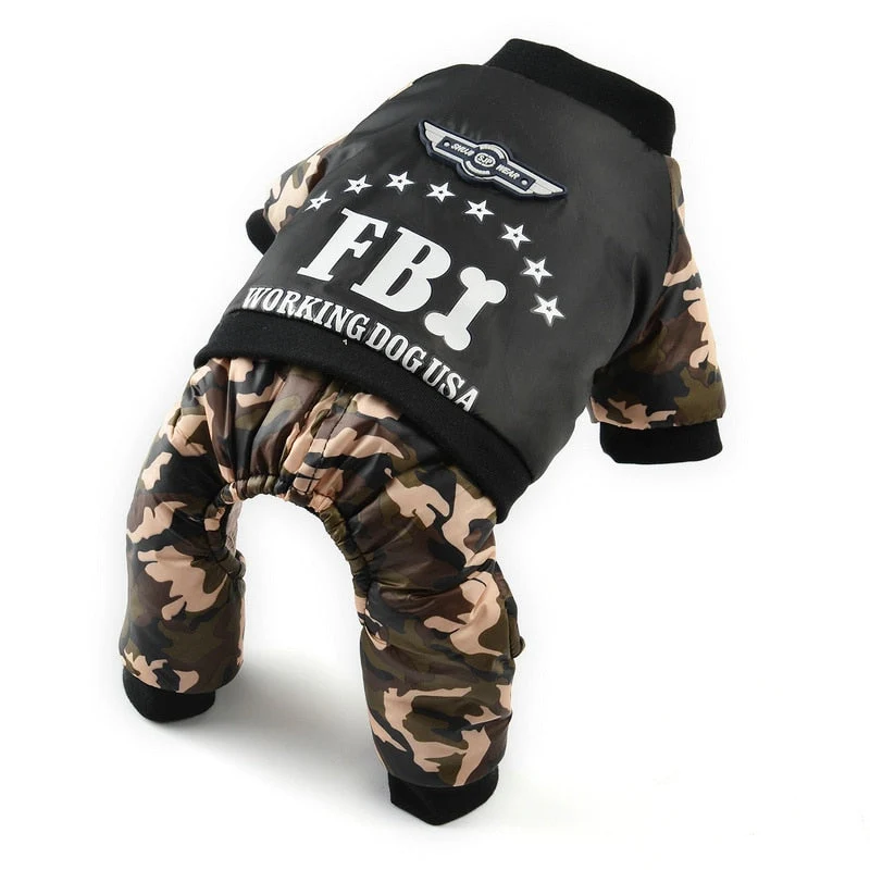 Expertly Made FBI Camouflage Coat Jumpsuit Pants Reusable