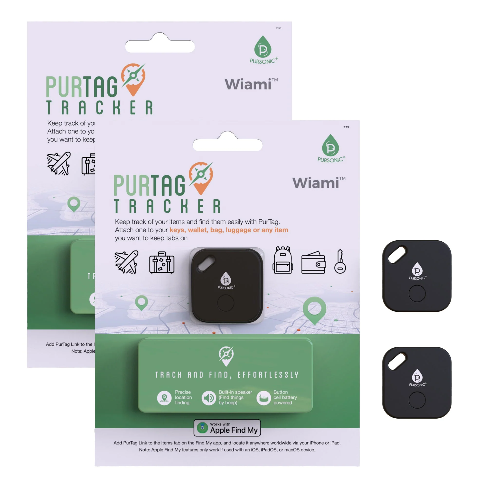Clean Purtag Trackers - Solution for Keeping Tabs on Your Belongings High-Grade