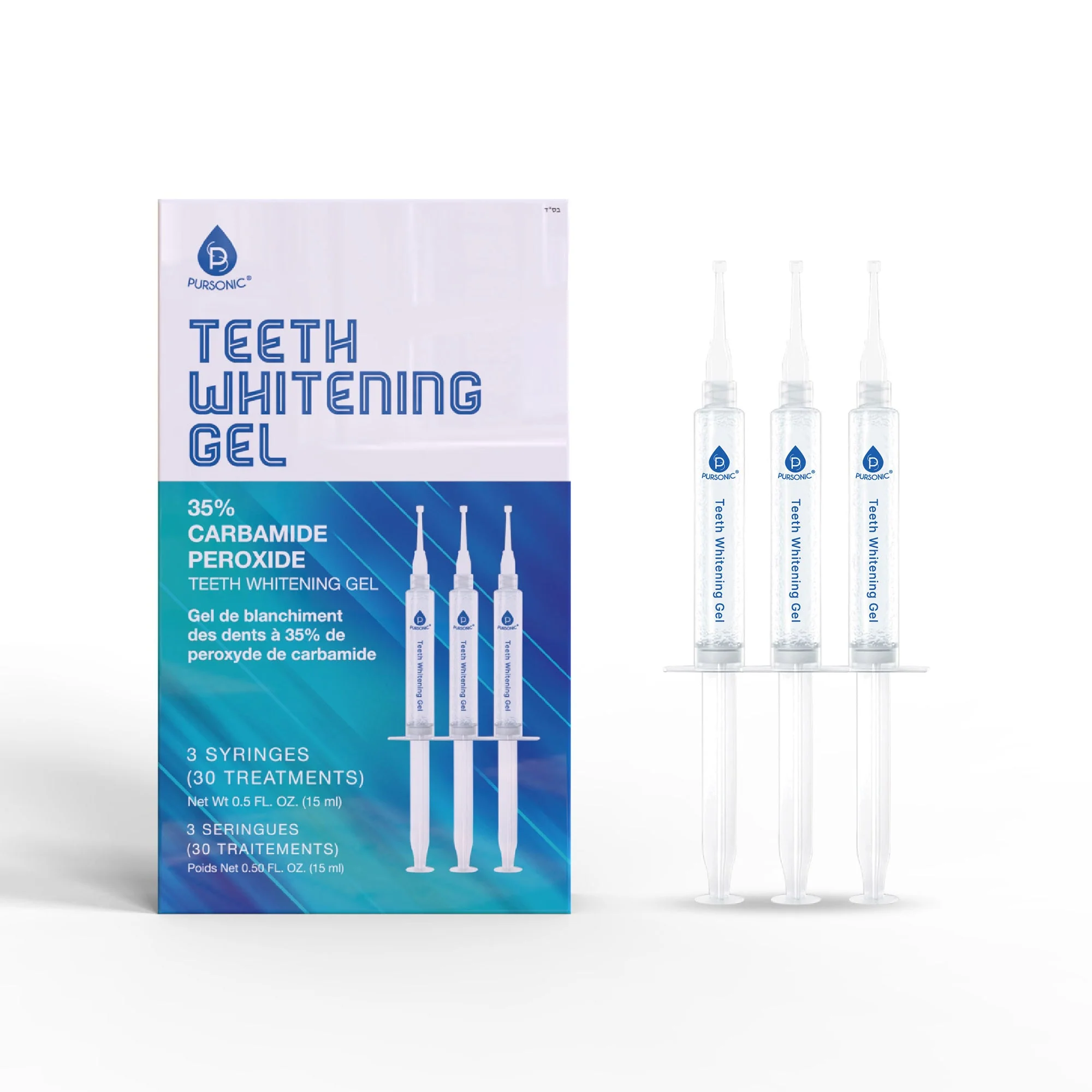Breathable Teeth Whitening Gel - Professional Strength Formula First-Class