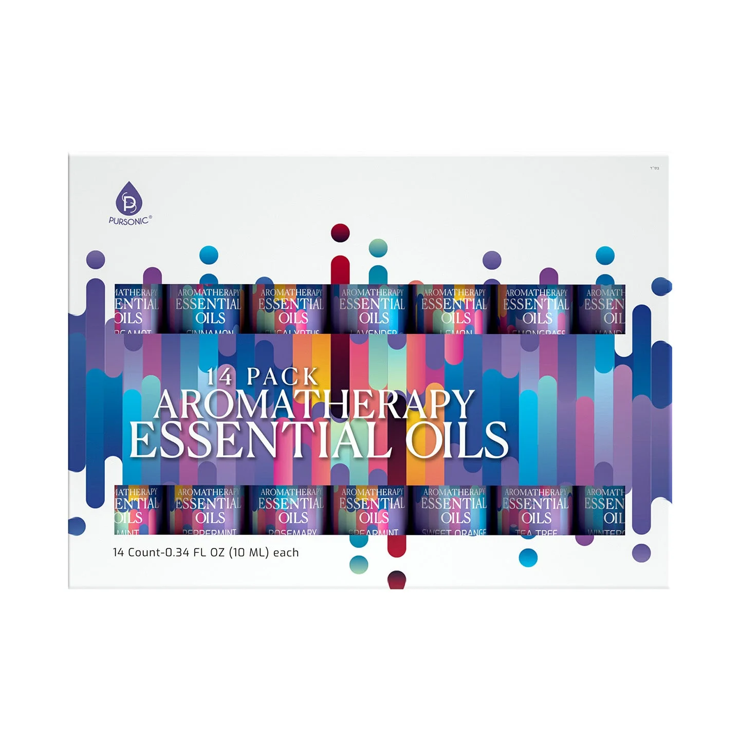 Luxury 14 Pack Aromatherapy Essential Oil Gift Set High-Grade