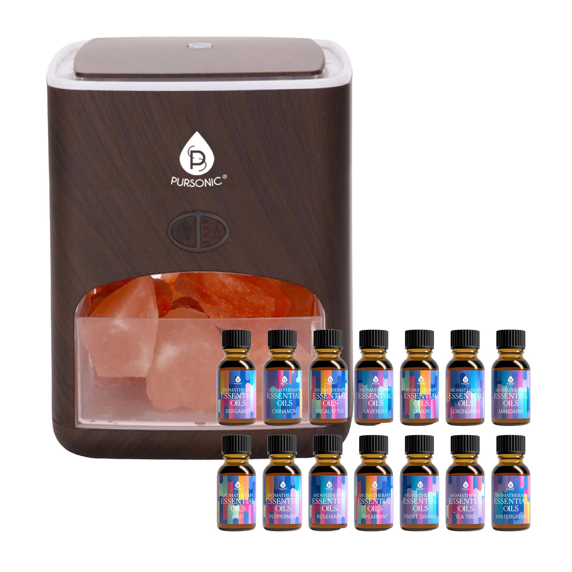 High-Performance Himalayan Salt Diffuser 14 Pack Essential Oils Set Specialty