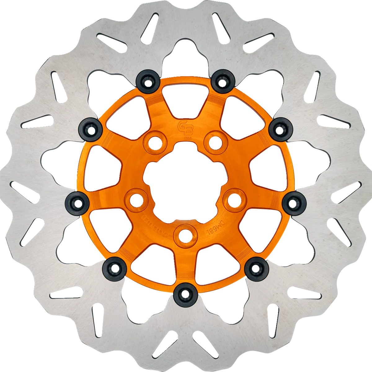 Recyclable GALFER Brake Rotor - Rear - Orange DF681CWS-O Trusted