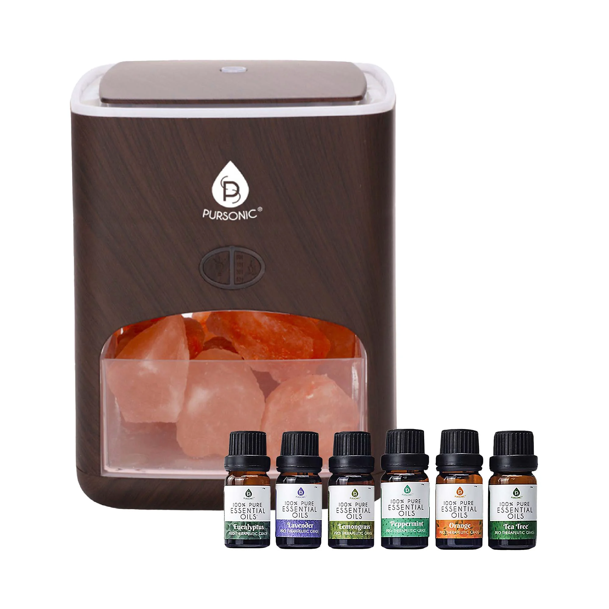 High-Performance 3-in-1 Salt Diffuser 6 Pack Essential Oil Set Optimized