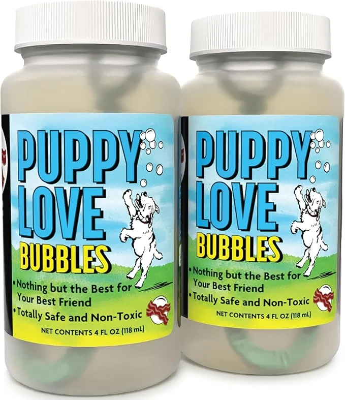 Relaxed Puppy Love Bubbles Bacon Scented Bubbles 4oz. Bottle-2 Pack in Bacon Flavor for DogsAbout This Fashionable