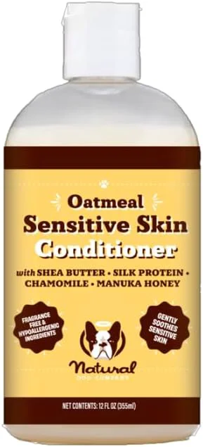 Trendy Natural Dog Company Sensitive Skin Dog Shampoo Gallon 128 oz Oatmeal Hypoallergenic Formula with Aloe Manuka Honey Chamomile Soothes Itchy Dry Flaky Skin Groomer Multi-Dog Household SizeAbout ThisOverview Original Design