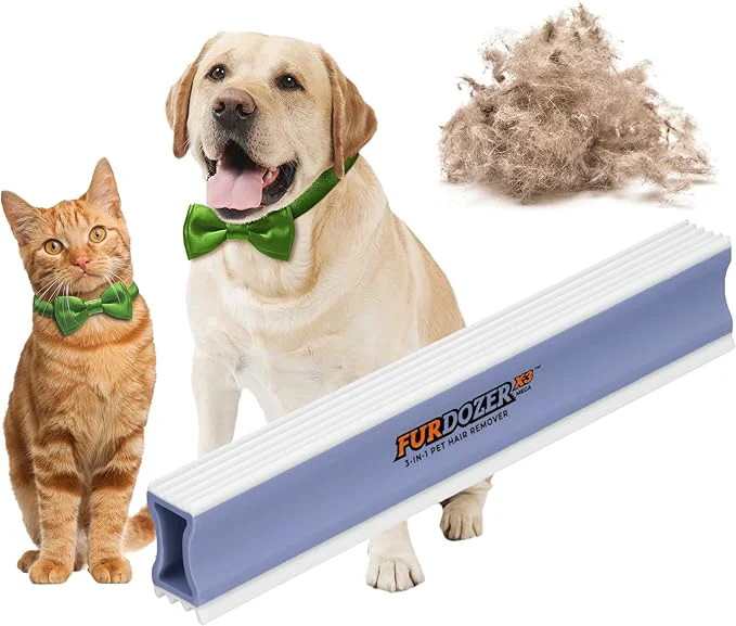 Reliable FurDozer Pet Hair Remover Auto Detailing Tools - Cat Dog Hair Remover for Carpets Car Interiors Couches Bedding Pet Furniture Purple X3 MEGA - 10 Long About ThisOverview Fine Crafted
