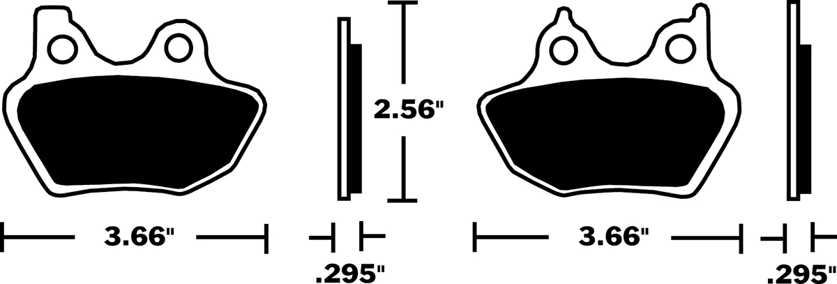 Secure DP BRAKES Sintered Brake Pads - DP918 DP-918 Elite