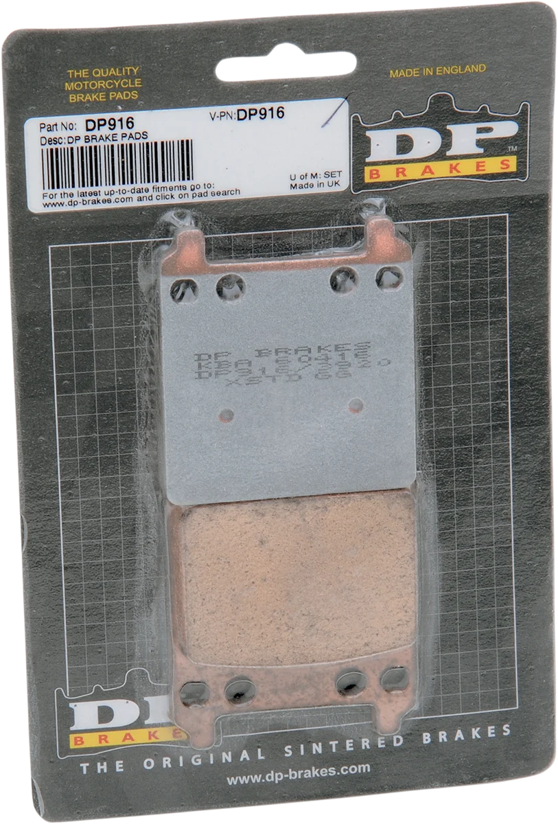 Fast DP BRAKES Standard Brake Pads - Honda DP916 Expertly Made