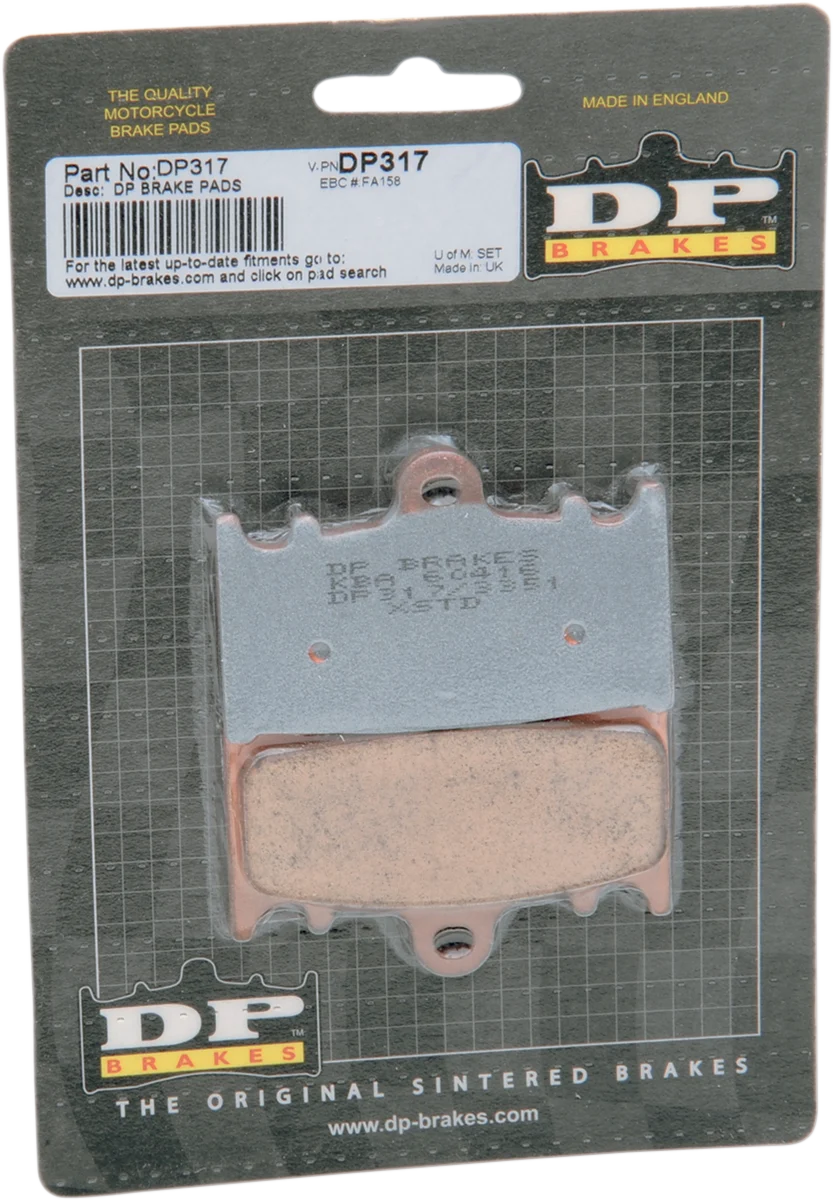 Next-Generation DP BRAKES Standard Brake Pads - Kawasaki Suzuki DP317 Advanced