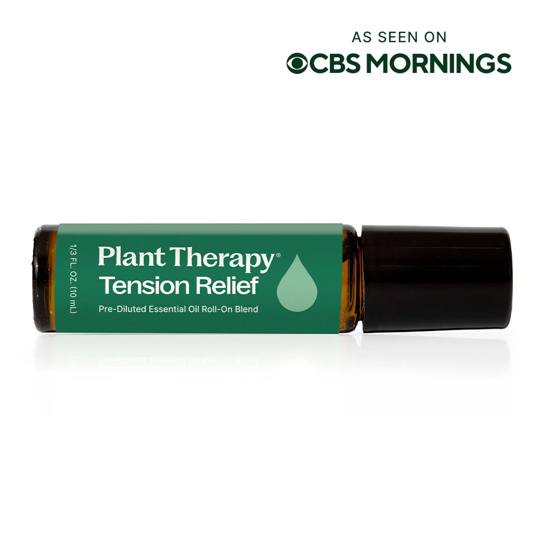 Sophisticated Tension Relief Essential Oil Blend Pre-Diluted Roll-On User-Friendly