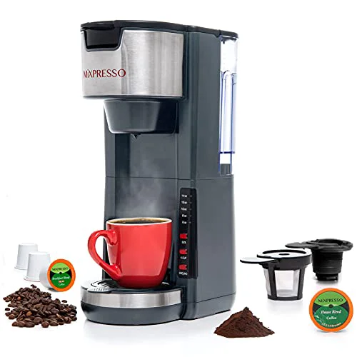 World-Class Gray Single Serve Coffee Brewer K Versatile