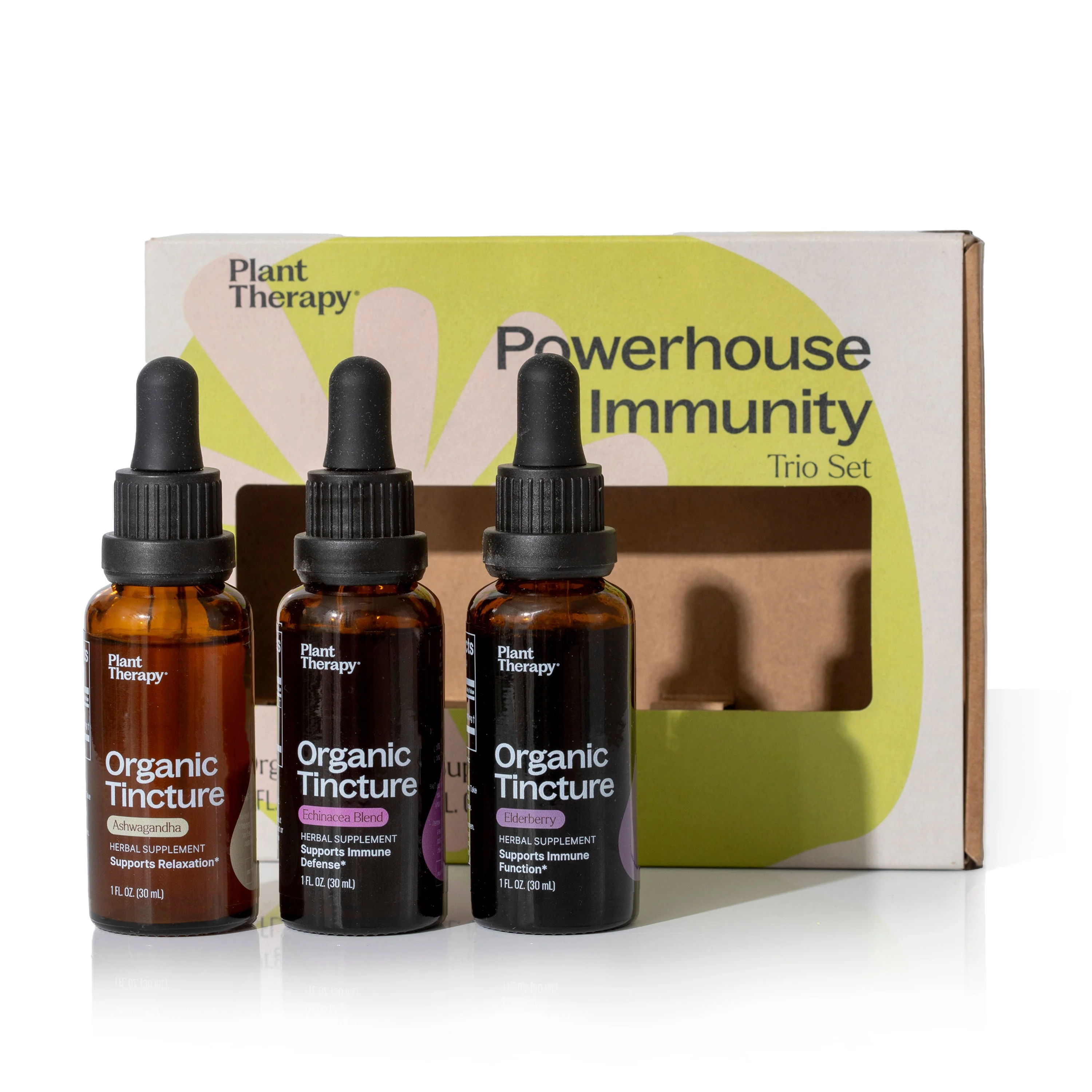 Certified Powerhouse Immunity Tincture Trio Set Flexible