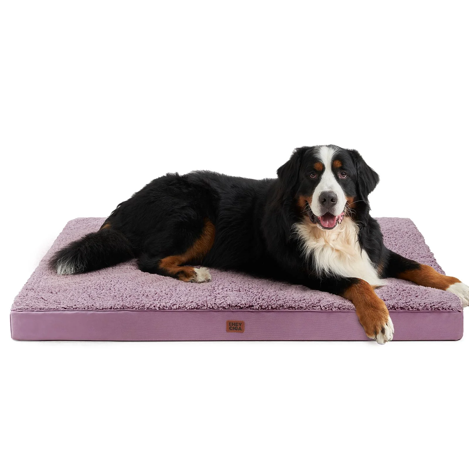 Easy-to-Use EHEYCIGA Orthopedic XXL Dog Bed – Fog Purple 50x36 with Removable Washable Cover Sophisticated