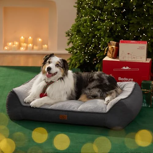 Stylish Bedsure XL Orthopedic Dog Bed – Extra Thick Large Bed with Waterproof Cover 42 Enhanced