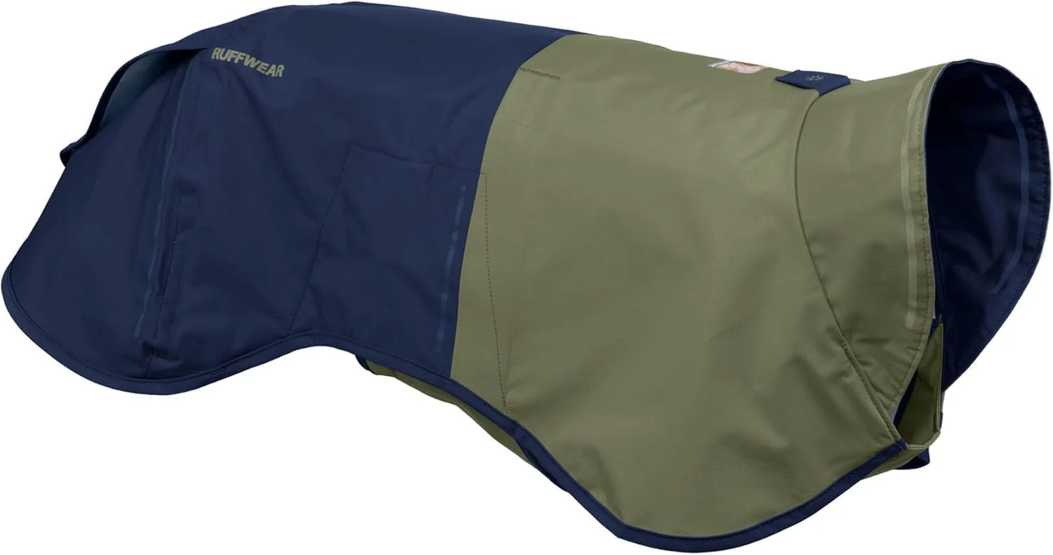 Durable Ruffwear Sun Shower Dog Raincoat – All-Weather Waterproof Windproof Lightweight Jacket Midnight Blue X-Small Trendy