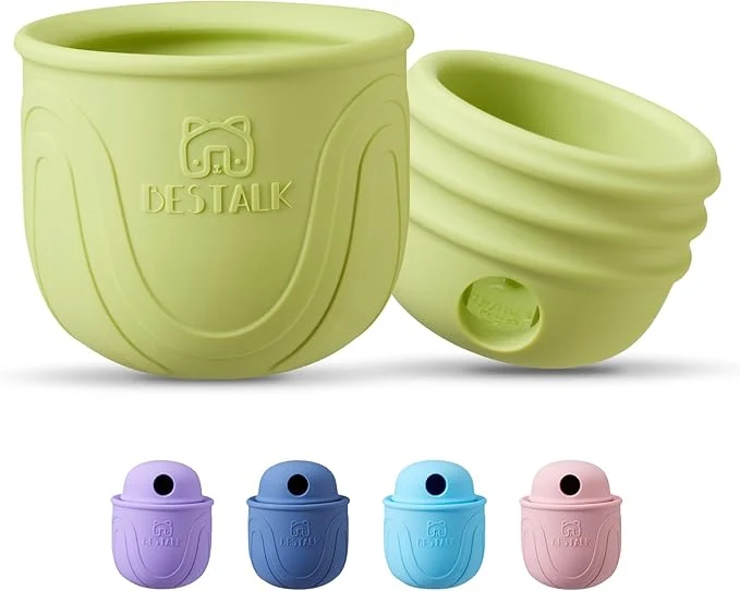 Convenient Interactive Dog Toy 2-in-1 Long-Lasting Treat Dispenser Dog Puzzle Feeder Toys Stuffable Enrichment ze Lick Bowl for Boredom Reduces Anxiety Silicone Fetch Catch Chew ToyAbout This Innovative