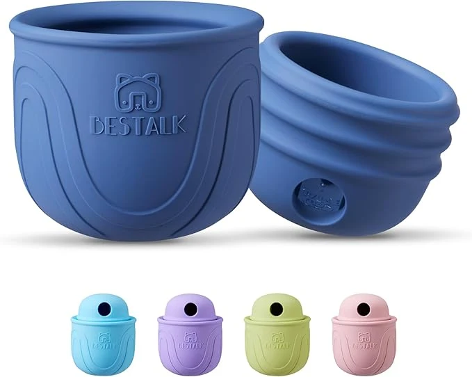 Smart Interactive Dog Toy 2-in-1 Long-Lasting Treat Dispenser Dog Puzzle Feeder Toys Stuffable Enrichment ze Lick Bowl for Boredom Reduces Anxiety Silicone Fetch Catch Chew ToyAbout This Flexible