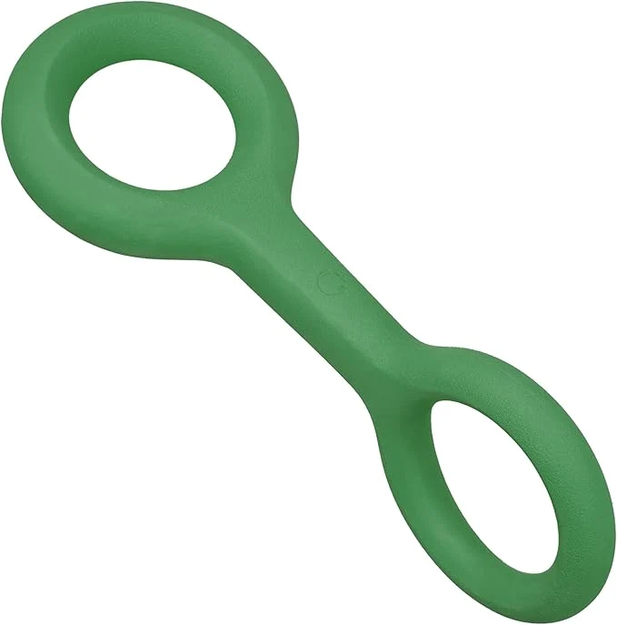 Certified Ubbi Tuggle Dog Toy Durable Natural Rubber Tug Toy with Ergonomic Grip for Medium to Large Dogs Dishwasher Safe Interactive Fetch Tug Toy GreenAbout This Artisan