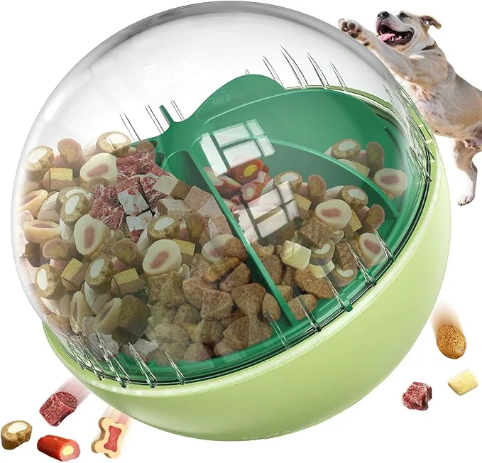 Selected KADTC Extra-Large Size Durable Dog Treat Dispenser - Giggle Ball for Aggressive Chewers Breed Dogs Giggling Balls Indestructible Food Dispensing Toy Interactive Play Indoor OutdoorAbout This Reliable