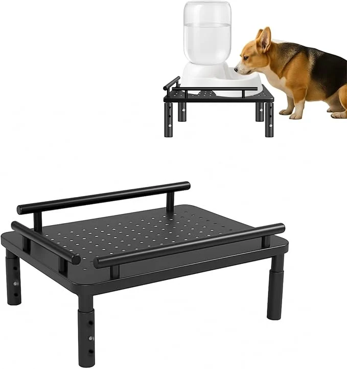 Sophisticated Dog Water Bowl Dispenser Stand Metal Holder Compatible with Automatic Feeders Water Dispensers - Adjustable Height Raised d Platform for Cats Small Medium DogsAbout ThisOverview Fine Crafted